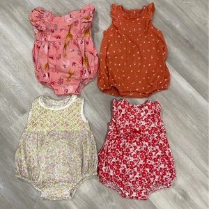Bundle of 4 baby girl outfits